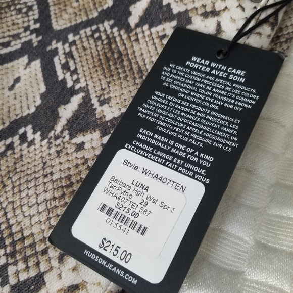 Hudson Python Jeans - Picture 3 of 8